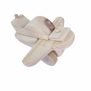 Mini Avion Jumbo Natural